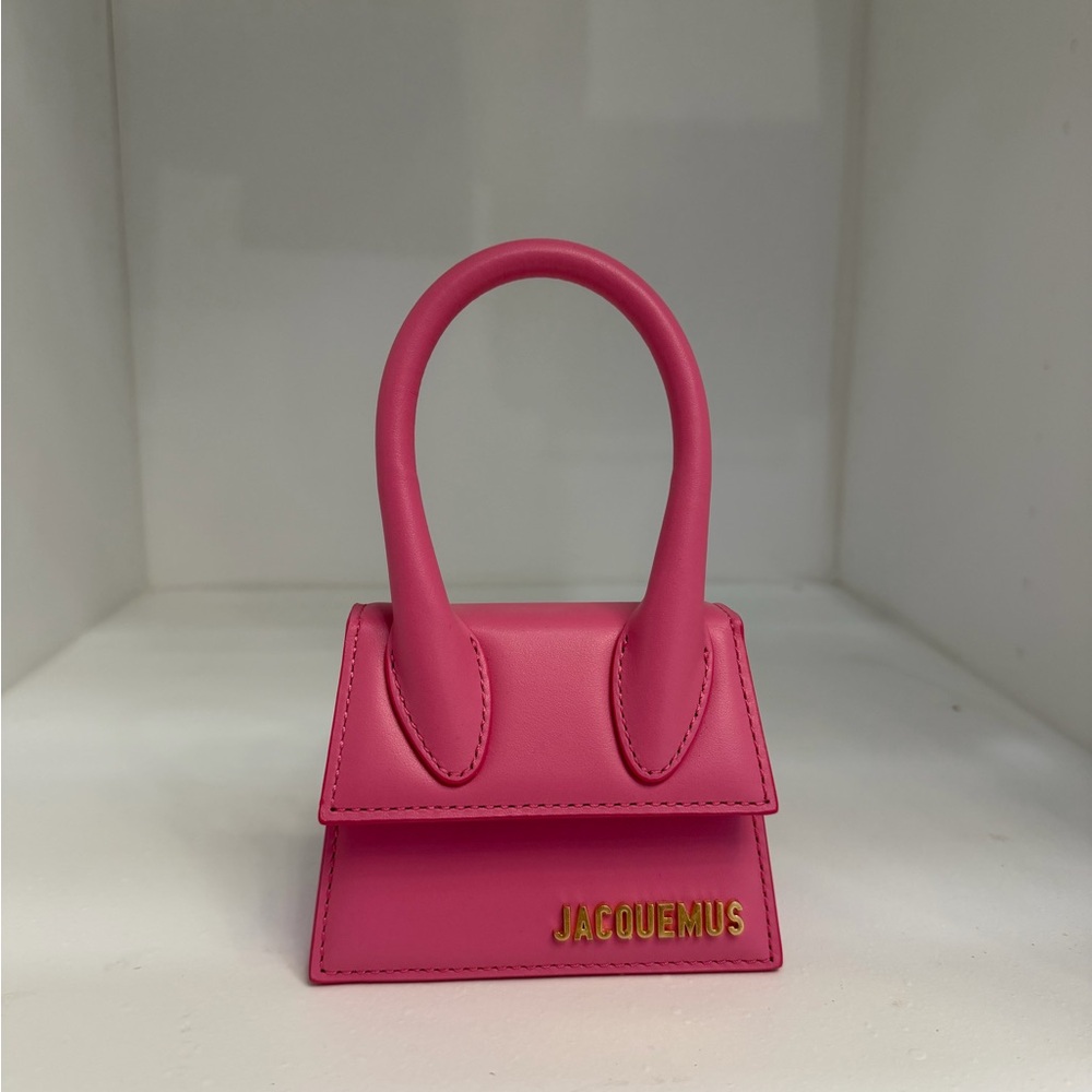 Jacquemus Bright Pink Mini Top-Handle Le Chiquito Bag
